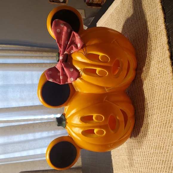 Disney Other - Disney vintage Micky and Minnie pumpkin‎ Halloween    decor